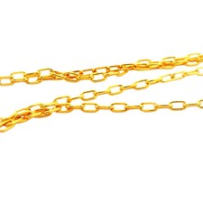 14K Gold-Filled Long Cable Chain by the Foot  2x3.7mm Oval Link Chain  Real Go