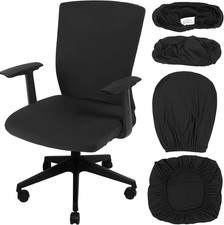 4 Pcs Office Chair Covers Set Computer Universal Protective Stretchable Chair Se