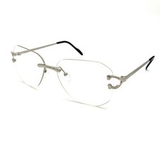 Gold/Silver Frame Vintage Rounded Edge Luxury Designer Glasses