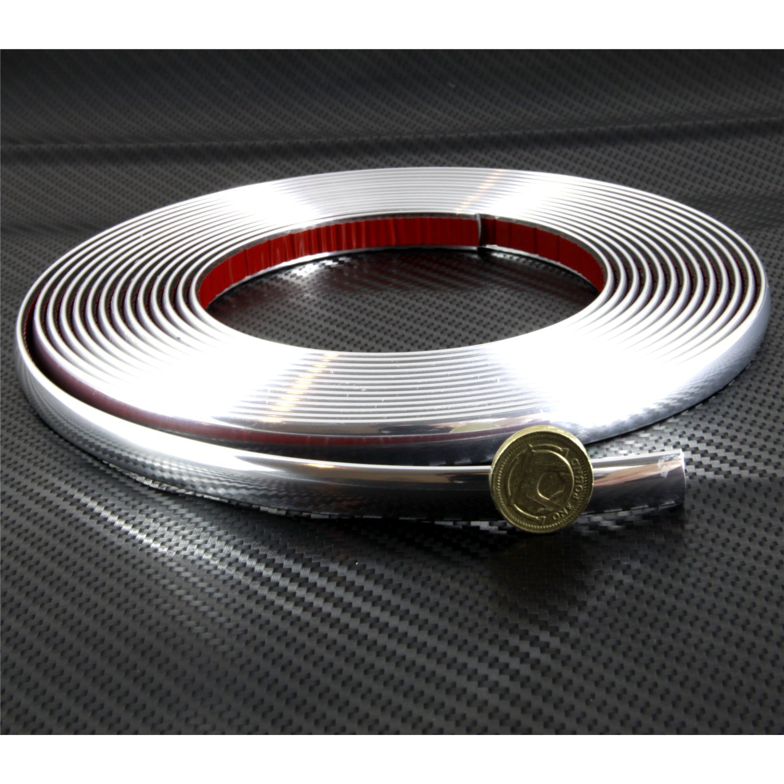 12mm x 2m CHROME CAR STYLING MOULDING STRIP TRIM ADHESIVE eBay
