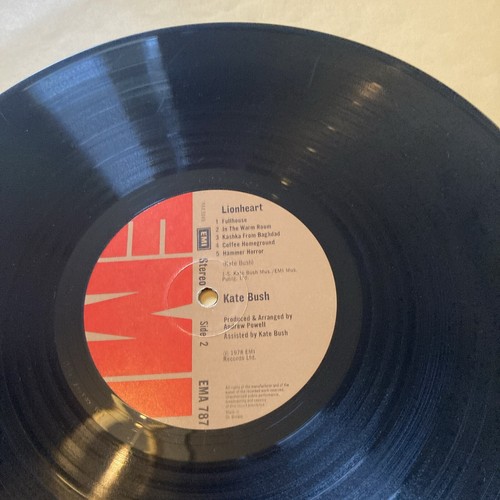 Kate Bush, Lionheart Lp. First Uk Press With Gf Sleeve And Inner. Decent - Picture 4 of 4