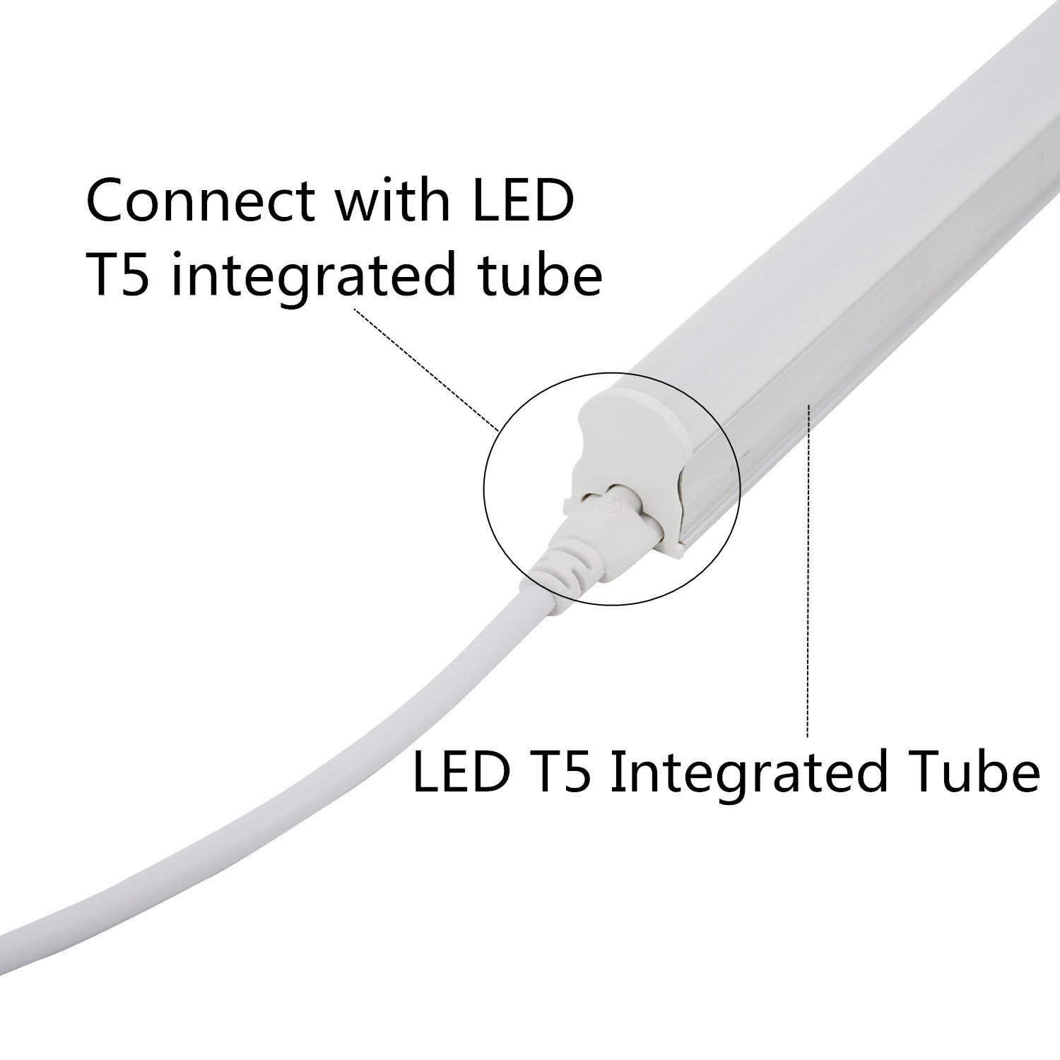 LED Wire Connector Power Cord, T5 T8 LED Tube Power Extension Wire, 6ftPlug  Wire | eBay