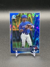 2022 Bowman Rikelvin De Castros Blue Wave Refractor /150 | Toronto Blue Jays