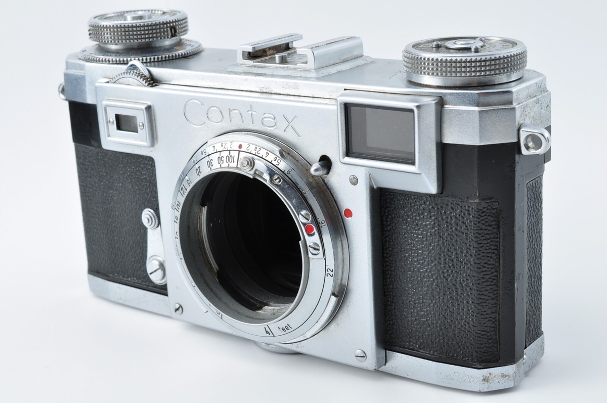 Exc+++++】Contax Zeiss Ikon IIa Black Dial Film Camera