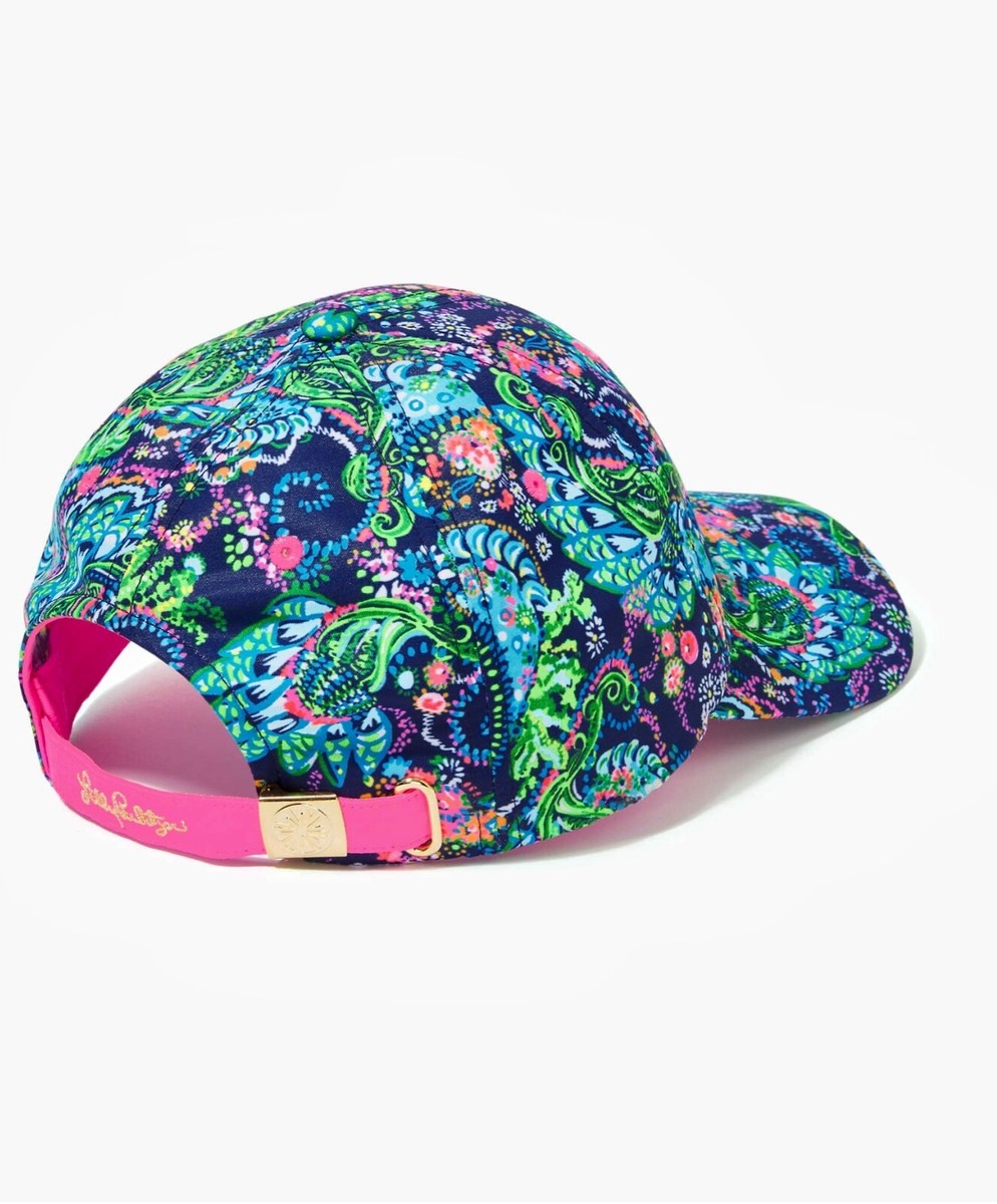 Lilly Pulitzer NWT Run Around Hat Take Me To The Sea | eBay display picture 3