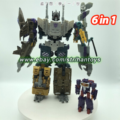 New Deformabl Robot Bruticus HZX 6 In 1 Action Figure IDW KO 13'' Toys NO BOX