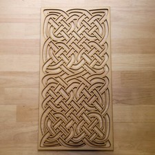 Celtic Knot Decorative Screen Radiator Cabinet Cover Panel Wall art 3mm 6mm 0074