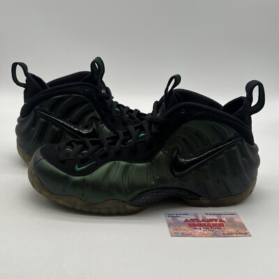 foamposite green and black