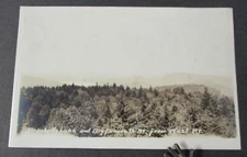 BRANDETH LAKE and BIG BRANDETH MT. From West Mt., ADIRONDACK MOUNTAINS, RPPC