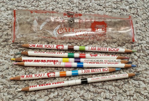 Colleen Pencil Co | *Betty Boop* x12 Pencils Color & Drawing Lovely Vintage - Picture 3 of 5
