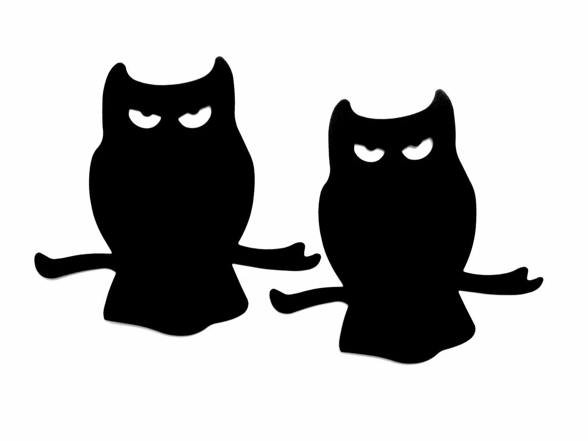 Halloween Owl Silhouette