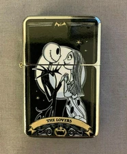 NBX Tarot Lovers Flip Top Oil Lighter Windproof NBC
