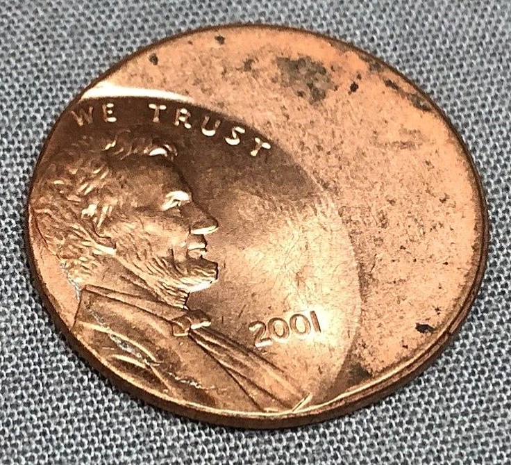 2001 1c Mint Error Lincoln Penny - Image 2 of 4