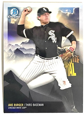 2018 BOWMAN CHROME JAKE BURGER CHICAGO WHITE SOX PEAKS OF POTENTIAL #PP-JB