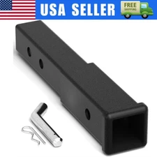 NEW Trailer Hitch Receiver Adujustble Extension For 2" Adapter Tow Truck 3500LBS