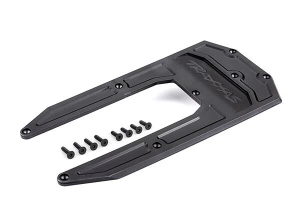TRAXXAS 9623 Plaque De Protection Châssis Noir 1:8 - Photo 1/1