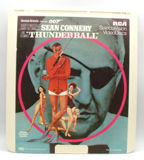 Sealed Thunderball 007 Sean Connery RCA Selecta Vision Video Discs Part Two 1982
