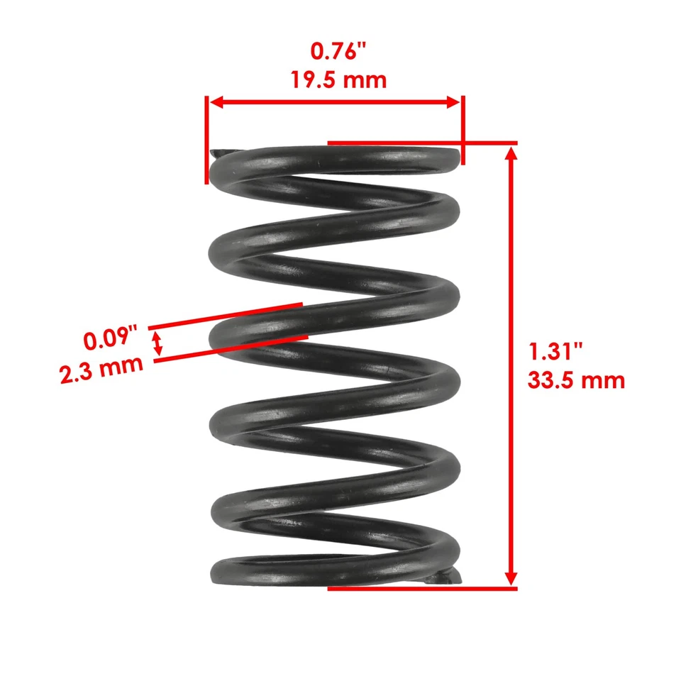 5x Muelle de embrague con placas de fricción para Kawasaki KLR250 1978-2005 / KZ250 1983 Foto 2 de 4