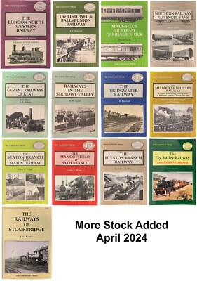 Oakwood Press Eisenbahn Bücher - Bitte wählen Sie aus Dropdown-Angebot.
