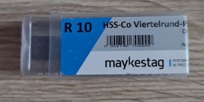 ALPEN-MAYKESTAG Viertelkreisprofilfräser DIN 6518 B Typ N Radius 10 mm Nenn-Ø...