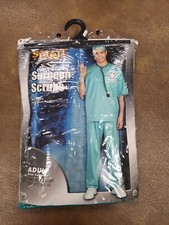 Surgeon Scrubs Size ADULT up to 42 - HALLOWEEN COSTUME Accessories