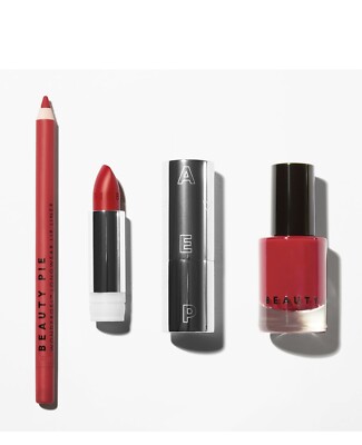 The Beauty Pie ABENDGLAMOUR: LEUCHTEND ROTE LIPPEN & KLASSISCHE ROTE NÄGEL