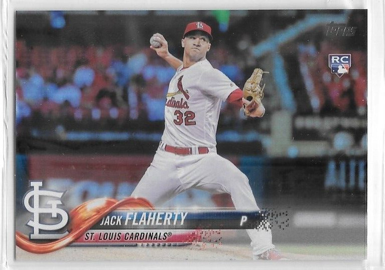 2018 Topps Jack Flaherty RC Rainbow Foil