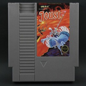 Joust Nes Nintendo Game Box NES Manual CIB Complete W/ Acrylic Case