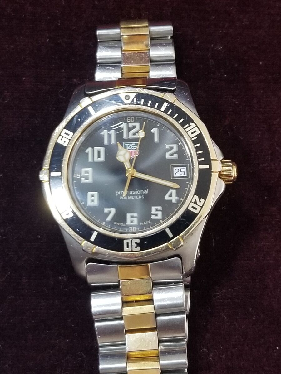 TAG HEUER PROFESSIONAL 200 METERS WM1120 37mm VINTAGE DIVE TAG HEUER PROFESSIONAL 200 METERS WM1120 37mm VINTAGE DIVE