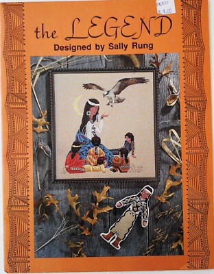 The Legend Native American Moon Maiden Doll Sally Rung Cross Stich Pattern