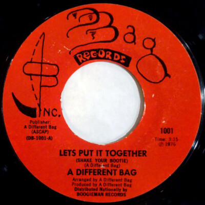 A Different Bag - Lets Put It Together (Shake Your Bootie) (7'', Styrene, Mon)