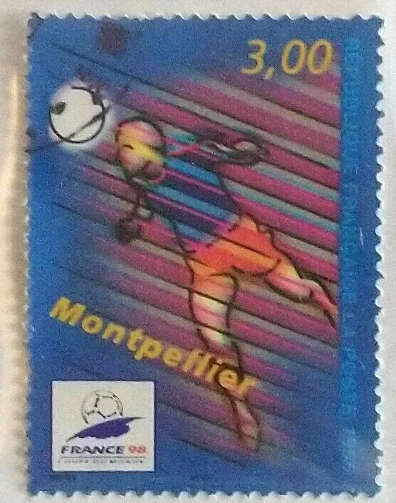 Timbre Yvert No 3075 Marseille, France 1998 coupe du monde de foot