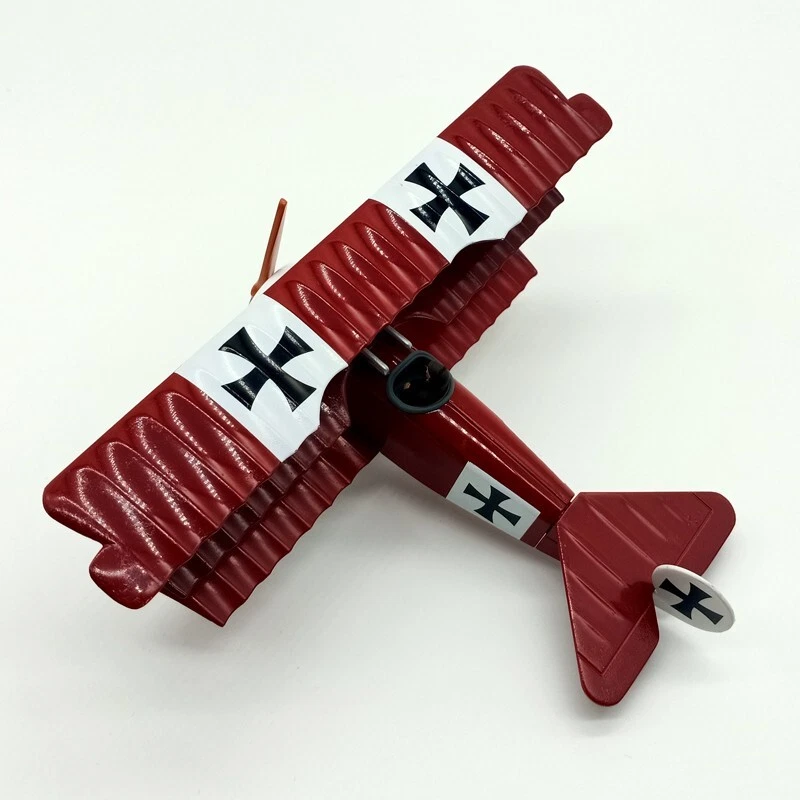 1:48 Scale Alloy Diecast Military Model World War I Fokker Dr.1 Triplane Fighter - Image 3 of 4