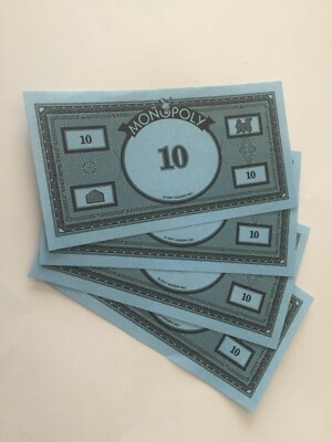 Lot De 4 Billets De 500 Monopoly - Pièces Détachées Du Jeu 2001 - Occasion