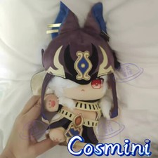Anime Genshin Impact Cyno 20cm Plush Doll Stuffed Dress up Toy Plushie Game Gift