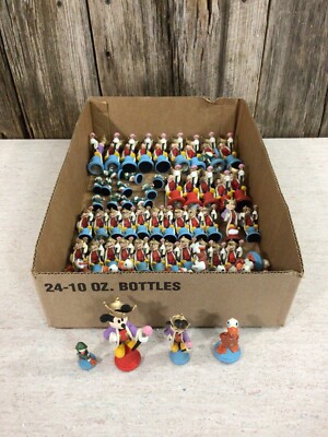 70 Vintage Disney hand painted metal chess pieces VARIOUS PIECES