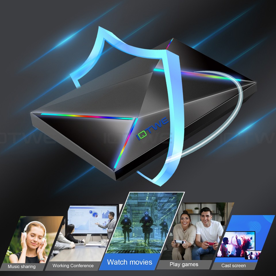 2025 Smart TV BOX Android14 8K 128 GB 2.4G/5G WIFI6 Lettore - Foto 3