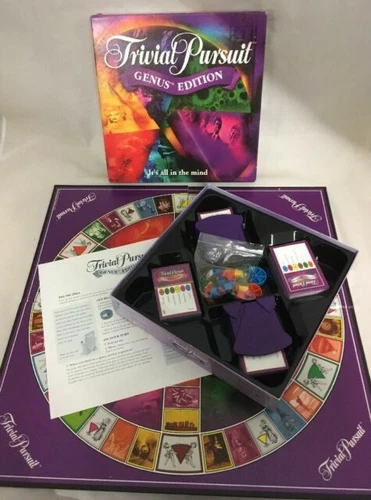 Hasbro Trivial Pursuit Board & Traditional Dice Games