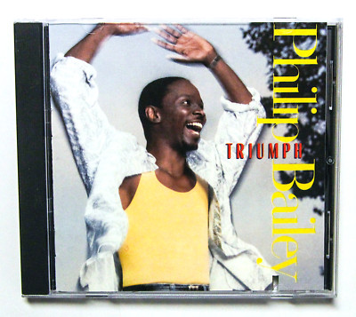 PHILIP BAILEY Triumph 1986 CD EARTH WIND & FIRE *RARE*