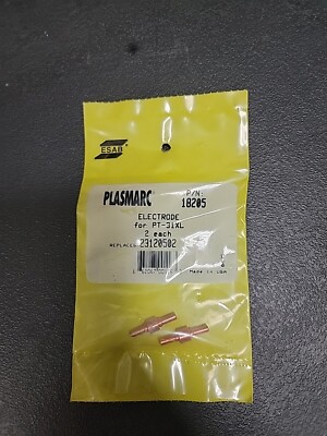 Genuine ESAB Electrodes 18205 for PT-31XL 2 pack Replaces 23120502