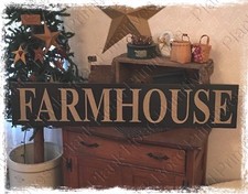 STENCIL, Large Farmhouse Stencil, 48"x10", Two Piece Stencil, NOT A SIGN