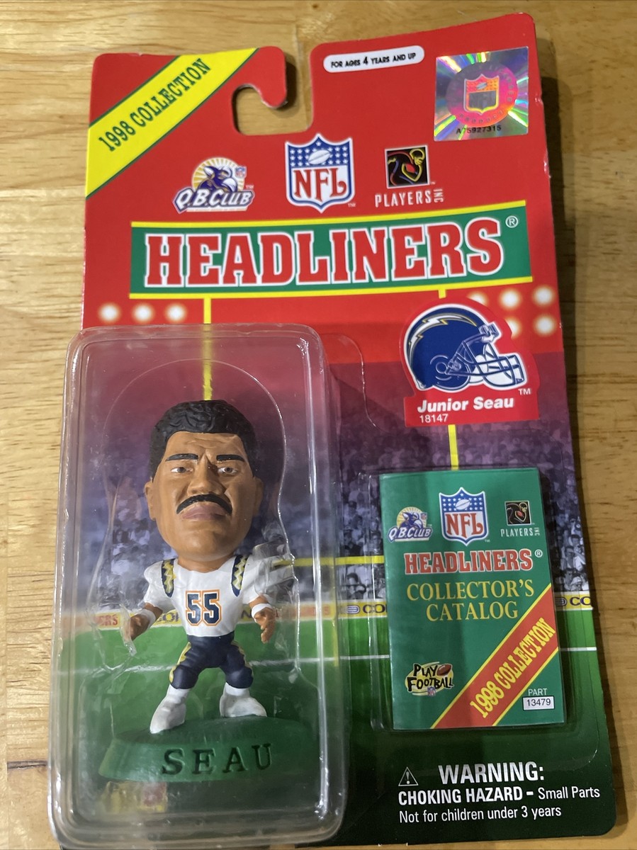 1998 Corinthian NFL Headliners San Diego Chargers • Junior Seau • Big Head