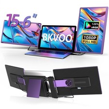 15.6 Inch Laptop Screen Extender Monitor 235 Rotation 1080P Triple Monitor