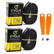 Cycle Factor 700c 23/28mm Width 2-pack W/Tire Levers and Core Remover Kit