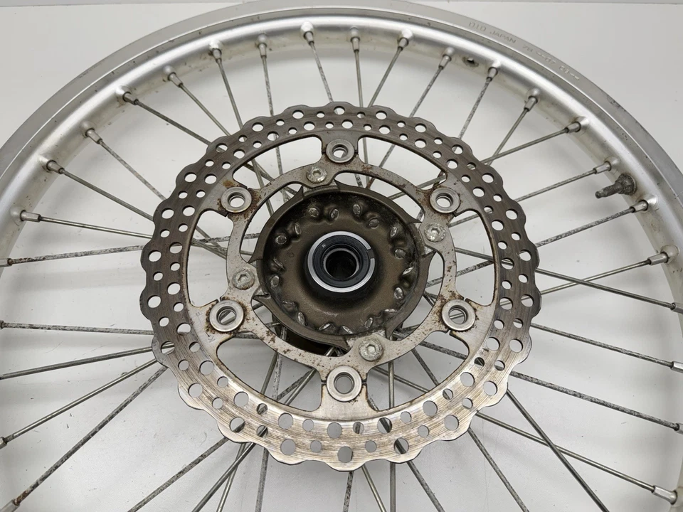 2008 Kawasaki KLX450R KLX450 21x1.6" OEM Front Wheel Hub Rim - Image 2 of 4