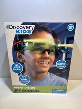 Discovery Kids Night Vision Spy Goggles Green - NEW - LED Lights, Creative Play