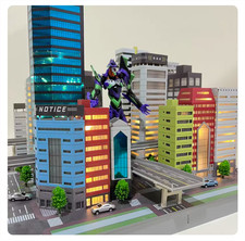 1:350 Scale Diorama City Highway Street Road ...