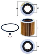Ölfilter MAHLE OX 387D Filtereinsatz für BMW F30 ALPINA X5 Z4 E70 E89 E81 E60 X3