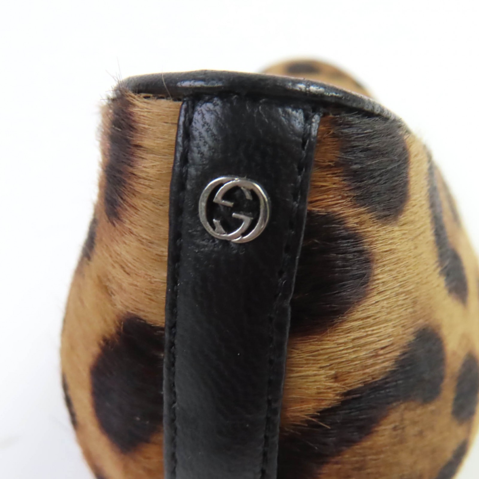 GUCCI pumps Interlocking G Leopard Pattern Harako… - image 8