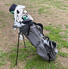 Titleist Links Legend Stand Golf Bag 4-Way Divider Shoulder Strap Grey/Black